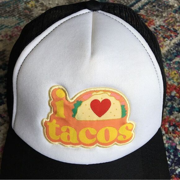 I Love Tacos Trucker Ball Cap - Picture 2 of 7